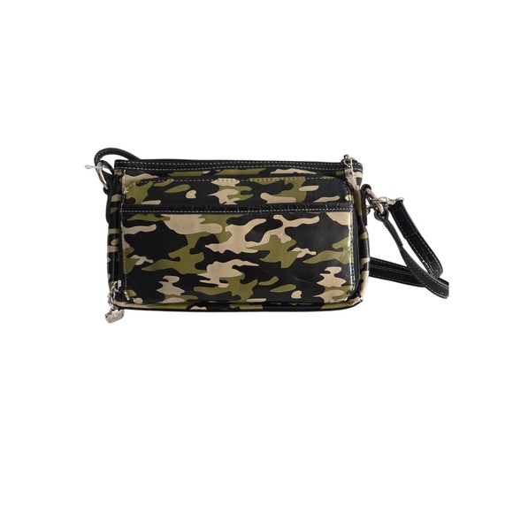 Kathy Van Zeeland Camo Convertible Crossbody Bag with Charm Y2K - Picture 1 of 8